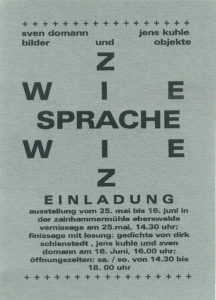 Flyer Ausstellung 50