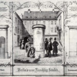 Berlins erste Litfaßsäule
