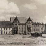 Trümmerbeseitigung auf dem Marktplatz Eberswalde