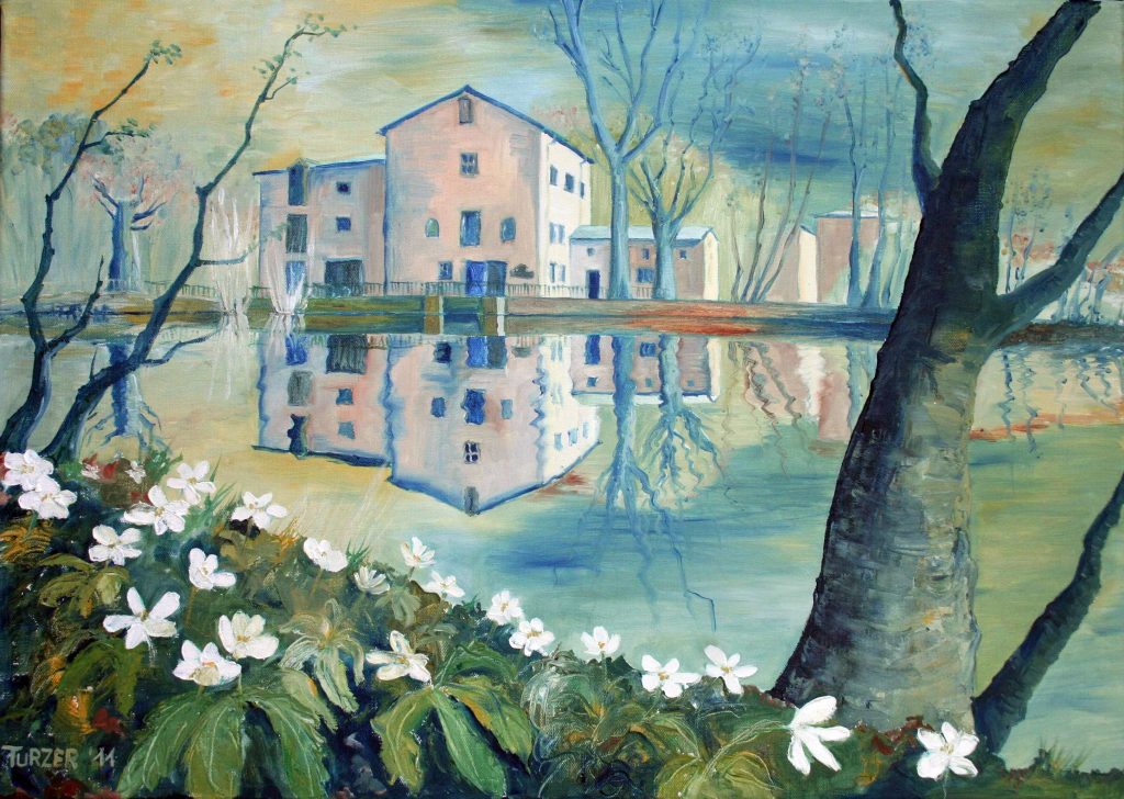 Frühling an der Mühle