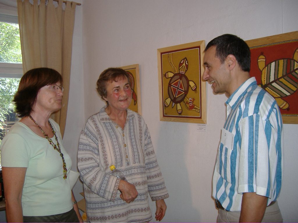 Heidrun und Besucher 2008