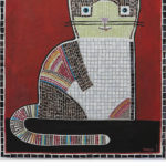 Mosaik Katze