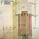 Zeichnung des neu errichteten Brennofens