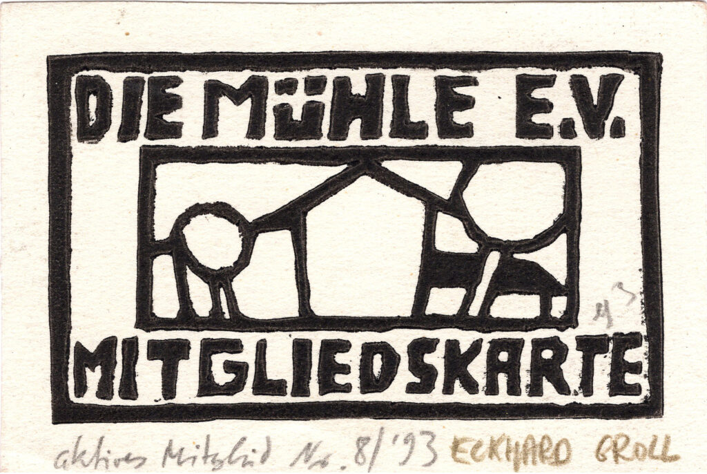 Mitgliedsausweis Eckhard Groll